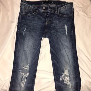 Medium blue skinny jeans